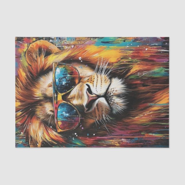 Lion's Den10 Tissue Paper (Front)