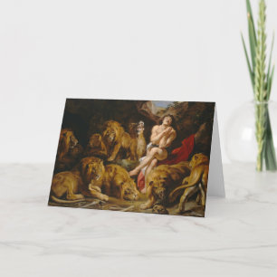 Lions’ Den greeting card