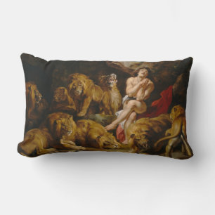 Lions’ Den throw pillow
