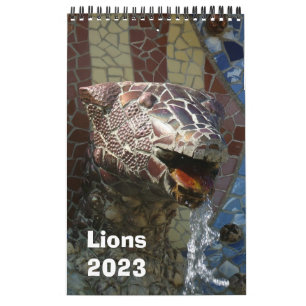Lions en architecture calendrier 2023