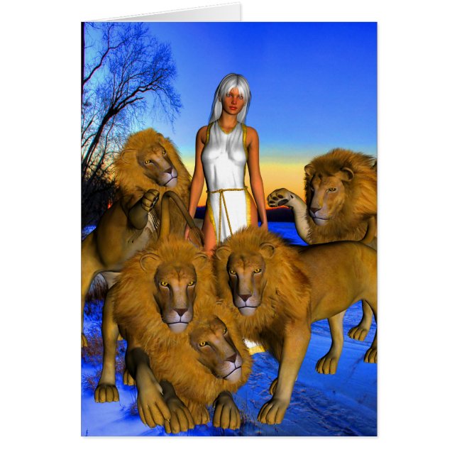 Lions en hiver (Devant)