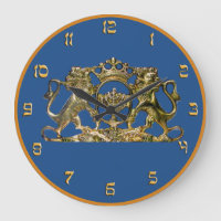 Lions of Judah Wall Clock