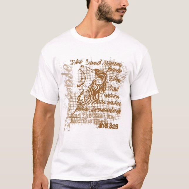 "Lions Roar" Christian T Shirt (Front)