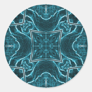 Lions Share Art Print Classic Round Sticker