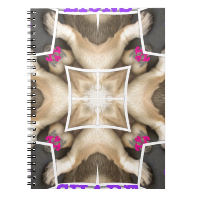 Lion's share notebook (Front)