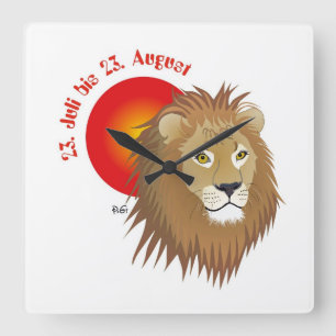 lion's sign clock