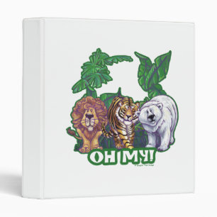 Lions Tiger Bears Oh My Binder