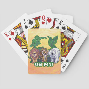 Lions Tiger Bears Oh My Playing Cards