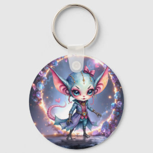 Liora – Crystal Heart from the Stars Keychain