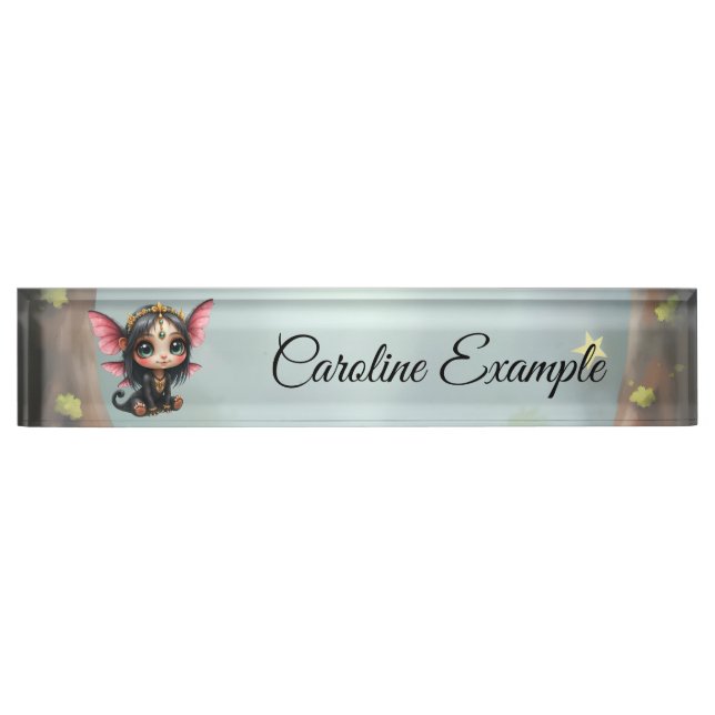 Liora – Keeper of Tiny Stars. Nameplate (Front)