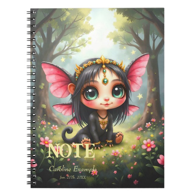 Liora – Keeper of Tiny Stars Notebook (Front)