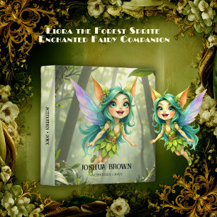 Liora the Forest Sprite –Enchanted Fairy Companion Binder