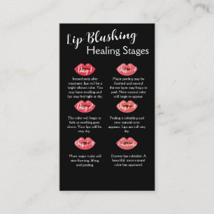 Lip Blush Aftercare Card w/ Double-Sided Design