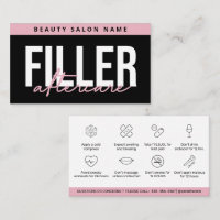 Lip Filler Botox Aftercare Instructions Editable