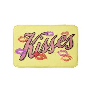 LIP KISSES BATH MAT