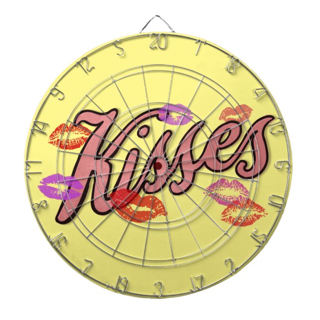 LIP KISSES  DARTBOARD (Front)