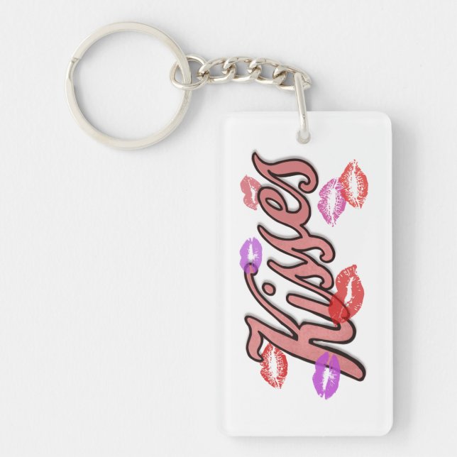 LIP KISSES  KEYCHAIN (Front)