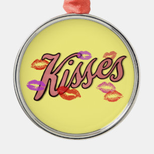 LIP KISSES  METAL ORNAMENT