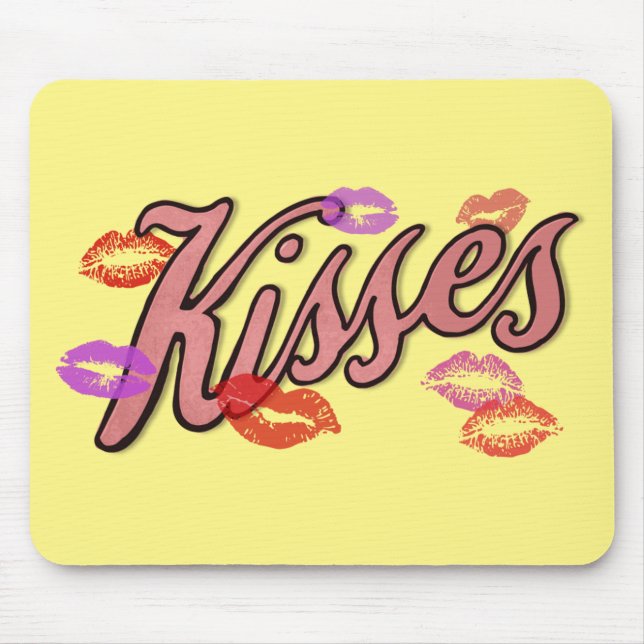 LIP KISSES  MOUSE PAD (Front)