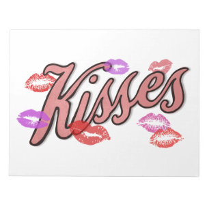 LIP KISSES  NOTEPAD