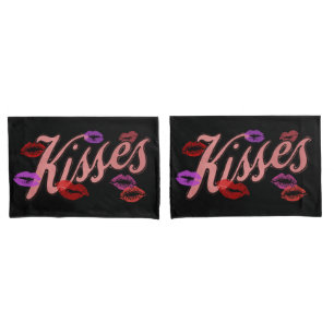 LIP KISSES PILLOWCASE