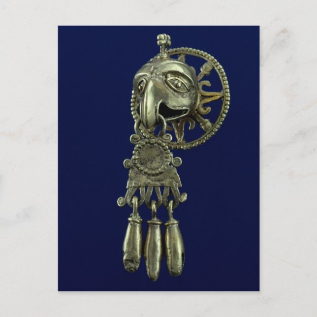 Lip plug of bird god postcard (Front)