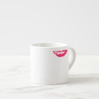 Lip Stain Coffee Mug-Lucky Pink