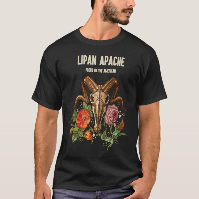 Lipan Apache American Indian Tribe Indigenous BOHO T-Shirt (Front)