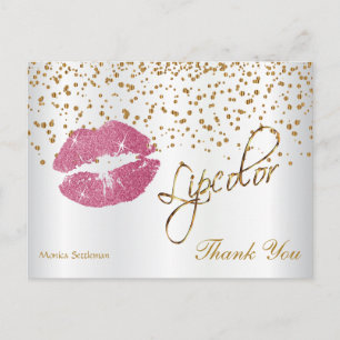 Lipcolor Pretty Pink Lips - Thank you Postcard