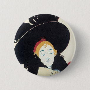 Lippincott's February 2 Inch Round Button