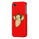 Lippy Monkey iPhone Case (Back Left)