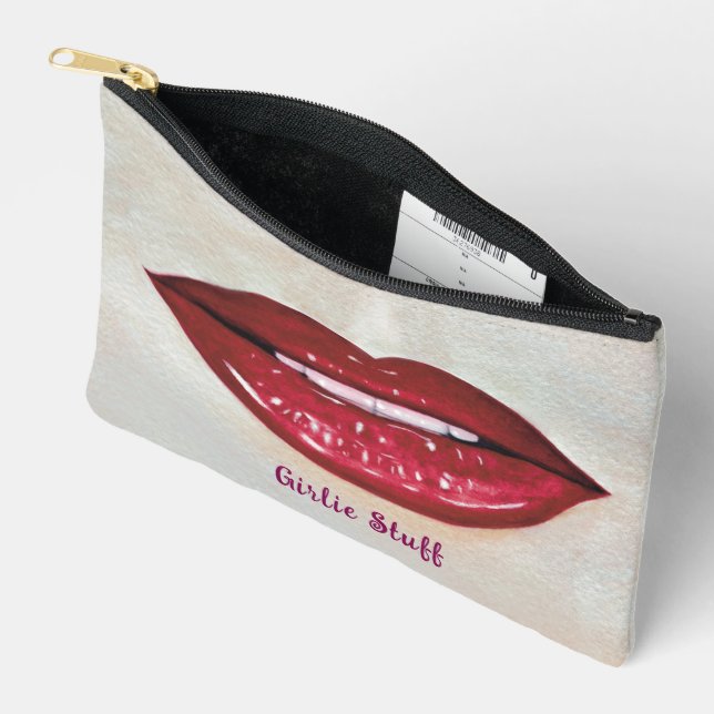 Lips Accessory Pouch (Open)