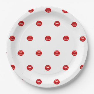 Lips Bachelorette Party Paper Plate