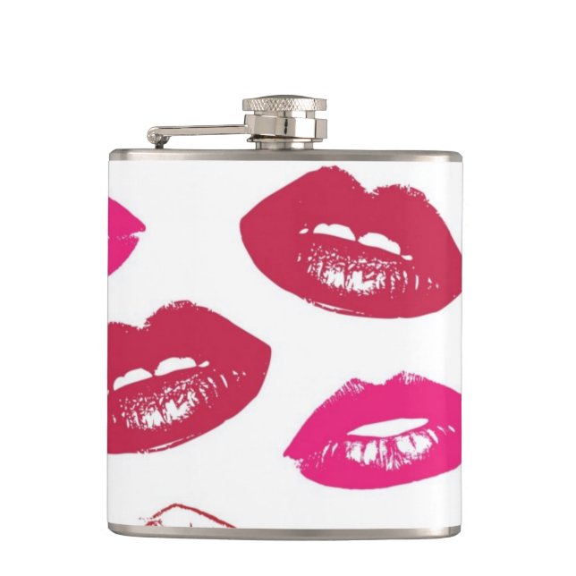Lips Beverage Flask (Front)