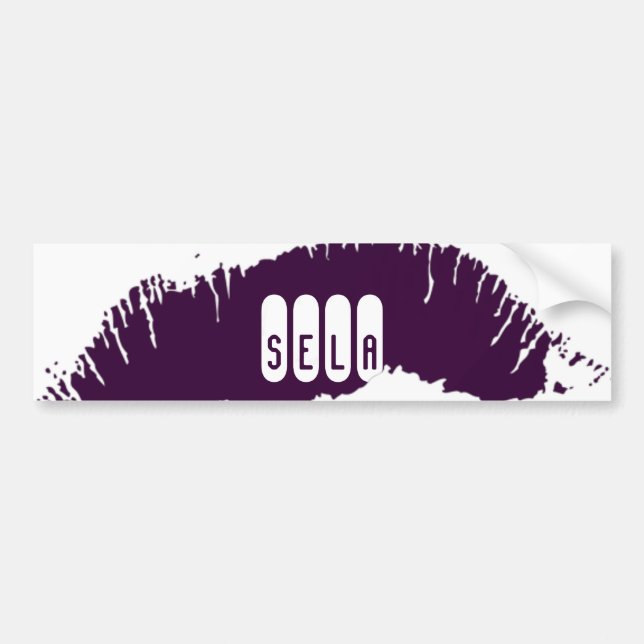 Lips Bumper Sticker (Front)