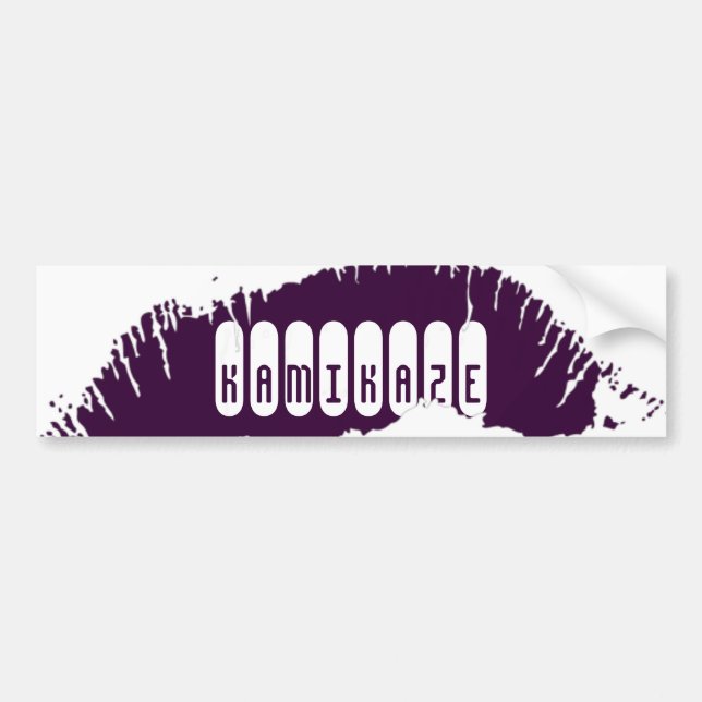 Lips Bumper Sticker (Front)