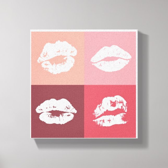 Lips Canvas Print (Front)
