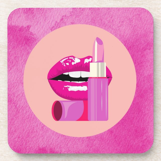 Lips Coaster (Front)