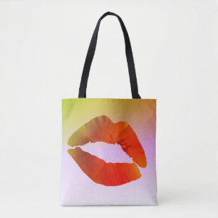 Lips Custom All-Over-Print Tote Bag