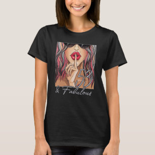 Lips Fabulous & 53 Years Old African 53rd Birthday T-Shirt