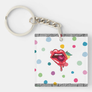 lips keychain