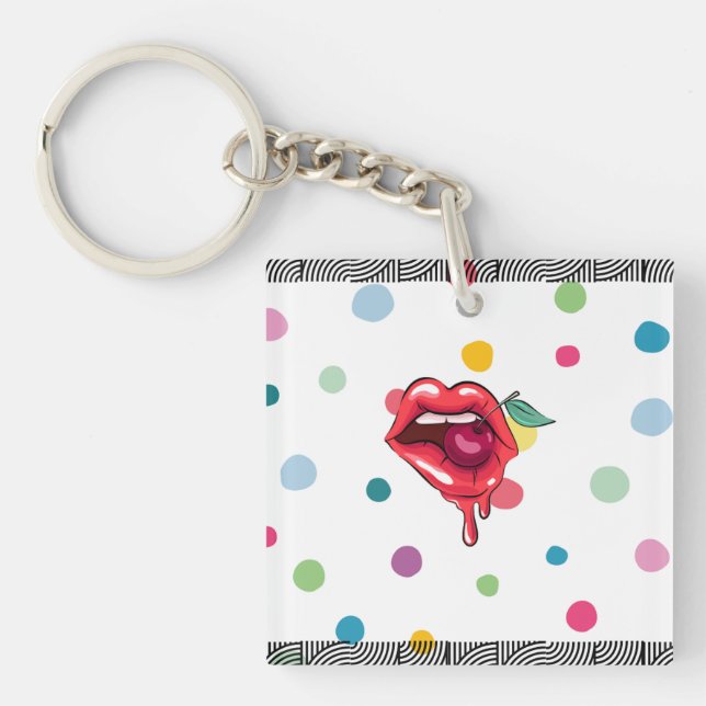lips keychain (Front)