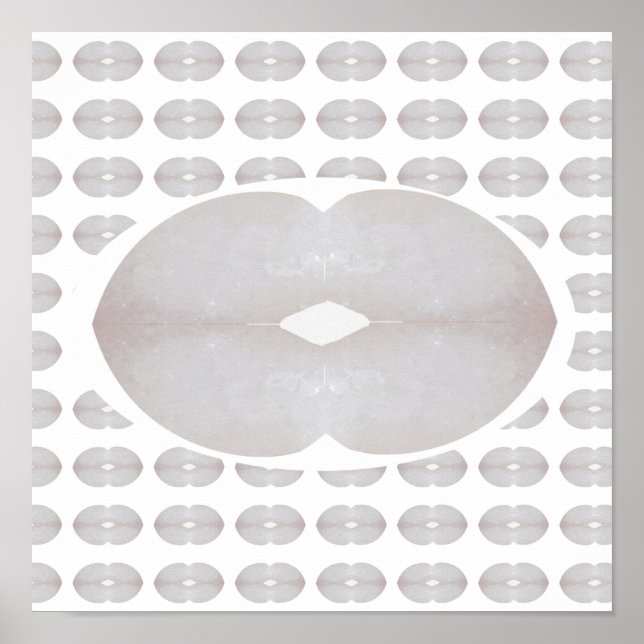 LIPS KISS Art Value Poster papier (Devant)