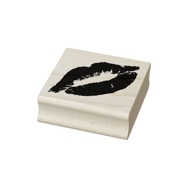 Lips Kiss Rubber Stamp (Stamp)
