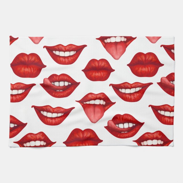 Lips Kitchen Towel (Horizontal)