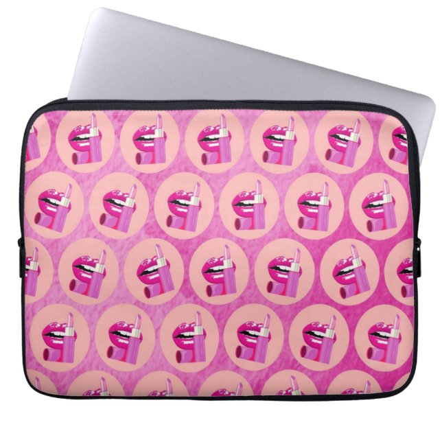 Lips Laptop Sleeve (Front)