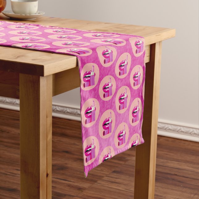 Lips Long Table Runner (In Situ)