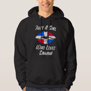 Lips Mouth Love Dominican Republic Flag Samana Hoodie