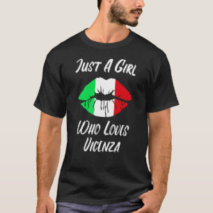 Lips Mouth Love Italian Flag Vicenza T-Shirt