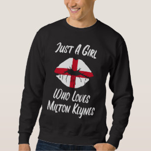 Lips Mouth Love Saint George's Cross Flag Milton K Sweatshirt